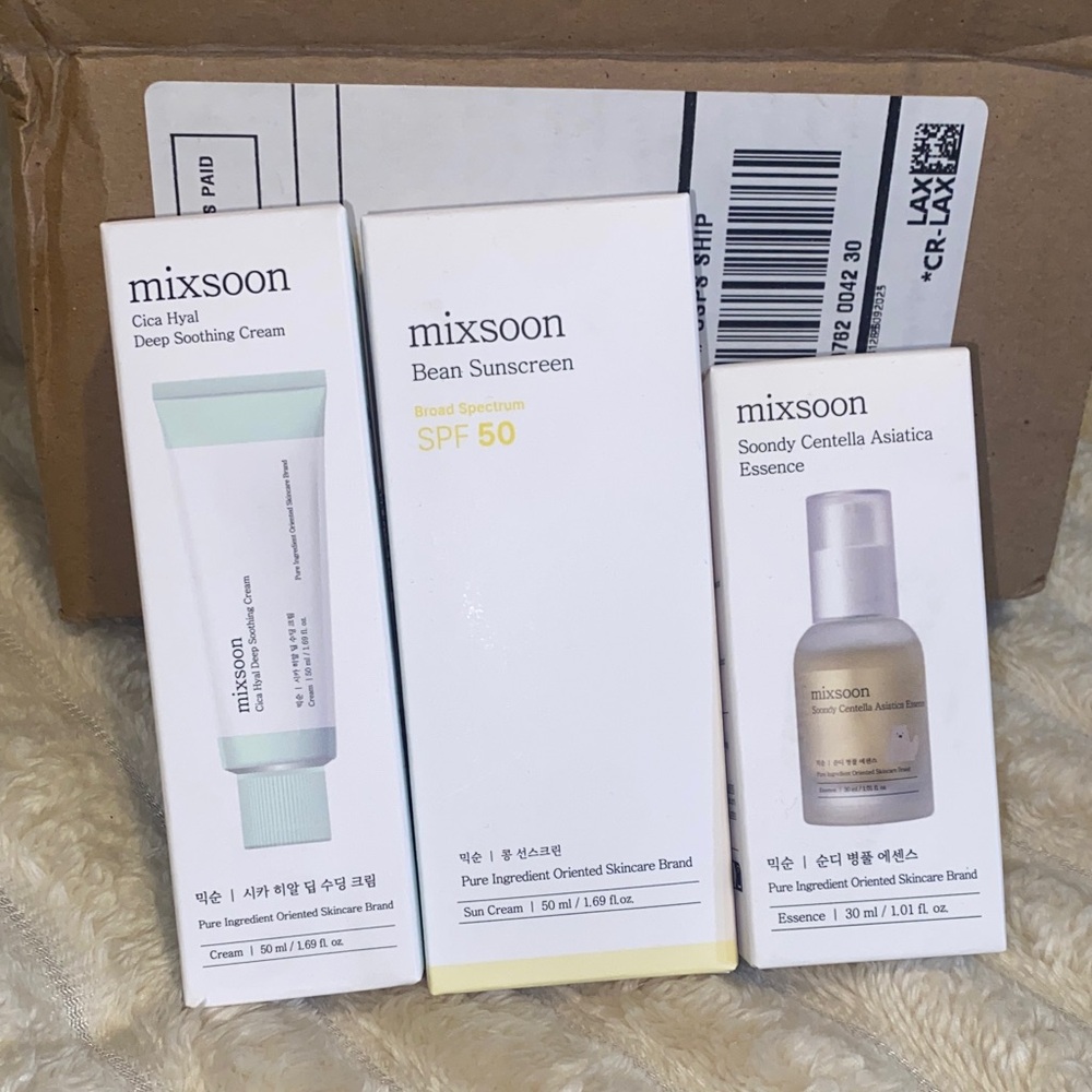 Skincare Set - Mixsoon products